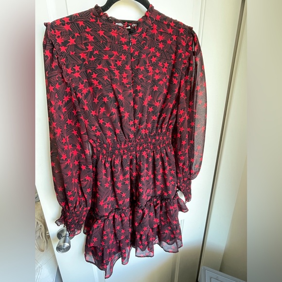 Stacey Solomon's Star Print Topshop Babydoll Dress - Picture 5 of 8